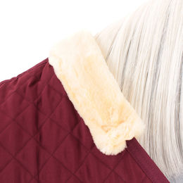 Kentucky Horsewear Stalldecke für Pferde 400g bordeaux rot Größe 140 – Bild 1 von 4