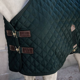 Kentucky Horsewear Stalldecke für Pferde 400g Dunkelgrün 155 cm – Bild 1 von 7