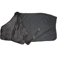 Produktbild von Kentucky Horsewear Stalldecke KY Skin Friendly mit künstlichem Kaninchenfell Schwarz 160 cm