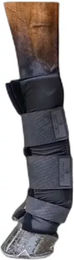 Kentucky Horsewear Stallgamaschen PROtect Long Front aus Neopren Schwarz Größe L – Bild 1 von 6