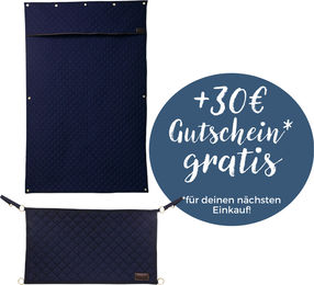 Kentucky Horsewear Stallvorhang Boxenvorhang navy – Bild 1 von 1