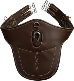 Kentucky Horsewear Stollengurt anatomisch aus Kunstleder Braun 120 cm – Bild 1 von 7