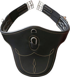 Kentucky Horsewear Stollengurt aus Kunstleder Schwarz 135 cm – Bild 1 von 4