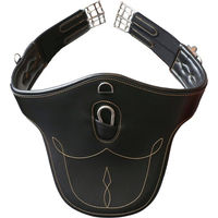 Produktbild von Kentucky Horsewear Stollengurt aus Kunstleder Schwarz 135 cm