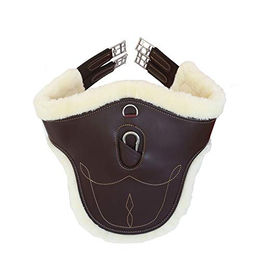 Kentucky Horsewear Stollengurt mit Lammfell in Braun 125 cm – Bild 1 von 7