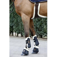 Produktbild von Kentucky Horsewear Stollengurt mit Lammfellimitat aus Kunstleder Braun 130 cm - 130 cm