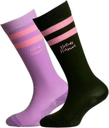Kentucky Horsewear Stripes Junior Reitsocken für Kinder 2 Paar Größe 27-30 – Bild 1 von 5