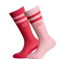 Produktbild von Kentucky Horsewear Stripes Junior Reitsocken für Kinder 2 Paar Größe 27-30 Bunt