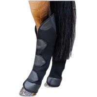 Produktbild von Kentucky Horsewear Transportgamaschen für Pferde hinten 3D Spacer Schwarz