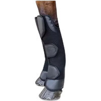 Produktbild von Kentucky Horsewear Transportgamaschen für Pferde vorne 3D Spacer Schwarz
