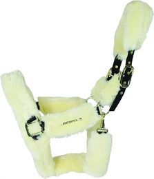 Kentucky Horsewear Transporthalfter aus Nylon mit Lammfell für Pferde – Bild 1 von 13