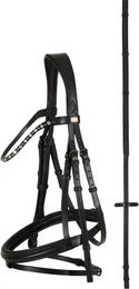 Produktbild von Kentucky Horsewear Trense HorseGuard Emi aus Leder in Schwarz Größe 25.2