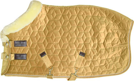 Kentucky Horsewear Turnierdecke Show Rug Velvet für Pferde in Gelb Größe 125 – Bild 1 von 7