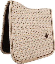 Produktbild von Kentucky Horsewear Velours-Springpferdedecke mit Druckmotiven für Ponys in Beige