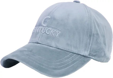 Kentucky Horsewear Velvet Baseball Cap für Damen aus Velours in Blau oder Grau – Bild 1 von 9