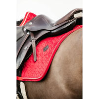 Produktbild von Kentucky Horsewear Velvet Jumping Pony Satteldecke für Ponys in Rot