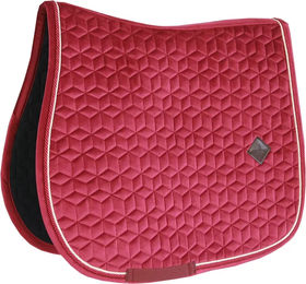 Kentucky Horsewear Velvet Springschabracke für Warmblut in Fuchsia – Bild 1 von 8