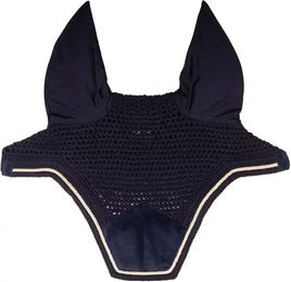 Kentucky Horsewear Wellington Fliegenhaube aus Velours für Vollblut Pferde – Bild 1 von 2