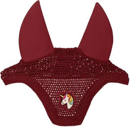 Kentucky Horsewear Wellington Fliegenhaube für Ponys in Rot – Bild 1 von 1