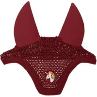 Produktbild von Kentucky Horsewear Wellington Fliegenhaube für Ponys in Rot