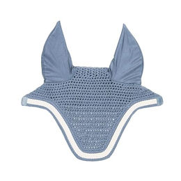 Kentucky Horsewear Wellington Fliegenhaube mit geflochtener Kordel Soundless Hellblau – Bild 1 von 2