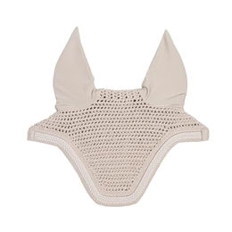 Kentucky Horsewear Wellington Fliegenhaube Soundless mit geflochtener Kordel Beige – Bild 1 von 5