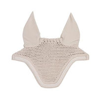 Produktbild von Kentucky Horsewear Wellington Fliegenhaube Soundless mit geflochtener Kordel Beige