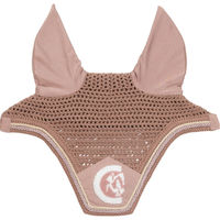 Produktbild von Kentucky Horsewear Wellington Fliegenmütze für Pferde in Rosa mit 3D Logo