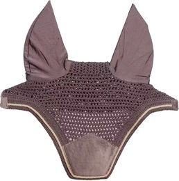 Produktbild von Kentucky Horsewear Wellington Fliegenohren Soundless Basic Velvet in Grau