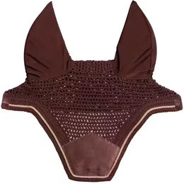 Kentucky Horsewear Wellington Geräuschdämpfende Fliegenohren aus Velours für Pferde – Bild 1 von 2