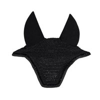 Produktbild von Kentucky Horsewear Wellington Glitter Soundless Fliegenhaube für Pferde Schwarz aus Neopren