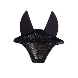 Kentucky Horsewear Wellington Glitter Stone Soundless Fliegenhaube für Pferde Dunkelblau – Bild 1 von 7
