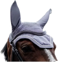Kentucky Horsewear Wellington Lärmreduzierende Fliegenohren aus Velours für Warmblut Pferde – Bild 1 von 2