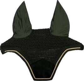 Kentucky Horsewear Wellington Lärmreduzierende Fliegenohren für Pferde aus Velours – Bild 1 von 2