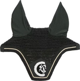 Produktbild von Kentucky Horsewear Wellington Soundless Fliegenhaube für Pferde mit 3D Logo Rope Design