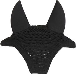 Kentucky Horsewear Wellington Soundless Fliegenhaube für Pferde Schwarz Größe L – Bild 1 von 8