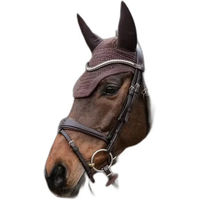 Produktbild von Kentucky Horsewear Wellington Soundless Fliegenohren für Pferde Braun Größe L
