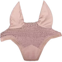 Produktbild von Kentucky Horsewear Wellington Soundless Velvet Fliegenhaube für Pferde in Rosa