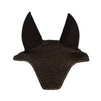 Produktbild von Kentucky Horsewear Wellington Sparkling Soundless Fliegenhaube für Pferde Braun