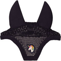 Produktbild von Kentucky Horsewear Wellington Unicorn Soundless Fliegenhaube für Pferde Dark Navy Blue