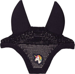 Kentucky Horsewear Wellington Unicorn Soundless Fliegenhaube für Pferde Dark Navy / Cob – Bild 1 von 1