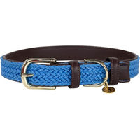 Produktbild von Kentucky Hundehalsband aus geflochtenem Nylon in Blau XXS