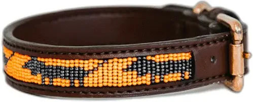 Kentucky Hundehalsband mit handgemachten Perlen - 37 cm – Bild 1 von 1