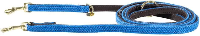 Produktbild von Kentucky Hundeleine aus geflochtenem Nylon in Blau 200 cm