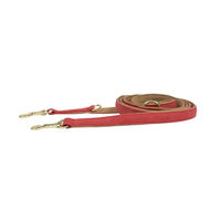 Produktbild von Kentucky Hundeleine aus veganem Soft Leather in Rot 250cm - 2,5 m