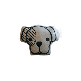 Kentucky Hundespielzeug Dog-Head aus Stoff in Beige – Bild 1 von 4