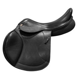 Produktbild von Kentucky Junior Leder Sattel für Ponys in Schwarz