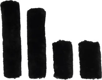Kentucky Lammfell Halfterset 4-teilig Schwarz – Bild 1 von 12
