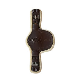 Kentucky Lammfell Stollengurt kurz braun 75 cm - 75 cm – Bild 1 von 4