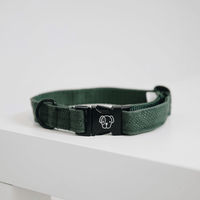 Produktbild von Kentucky Lizard Hundehalsband aus Mikrofasermaterial Olivgrün Größe M